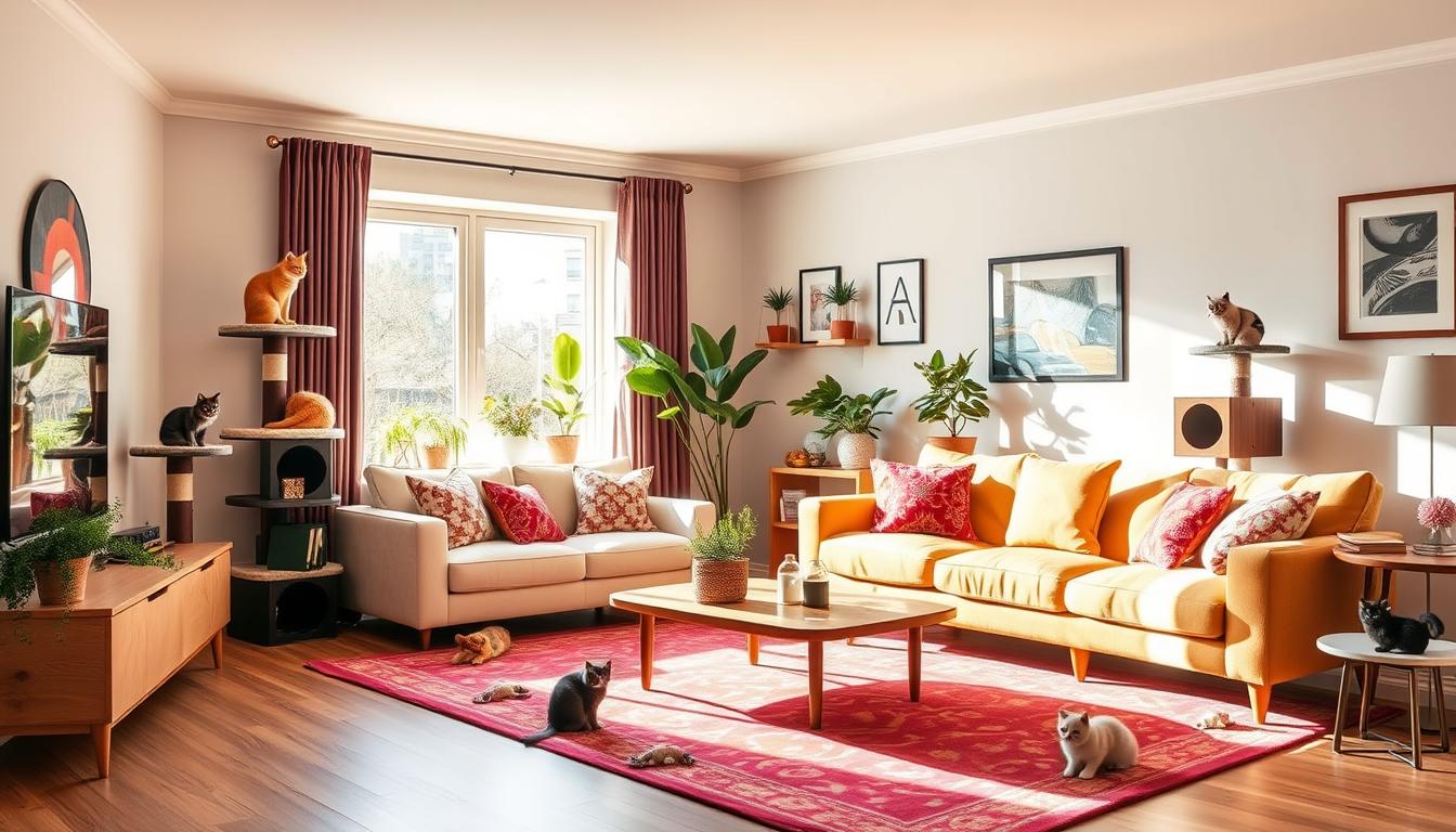 cat-friendly home decor