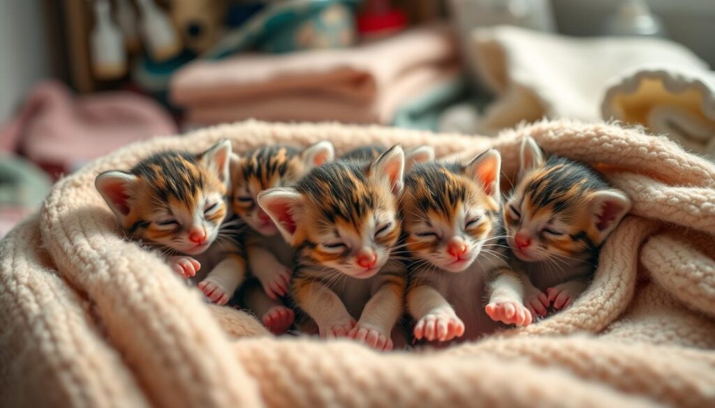 Fragile beginnings of neonatal kittens